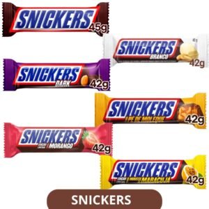 KIT 3 Chocolates Snickers 42g cada Escolha seu Sabor Preferido