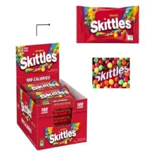Bala Skittles Original Caixa 532g com 14 unidades 38g cada Balinhas Coloridas Fruits