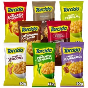 Kit Salgadinho Torcida 10 Unidades de 60gr cada